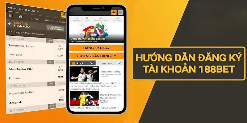 Hướng dẫn thành viên mới đăng ký 188BET chi tiết